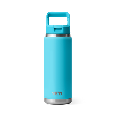  YETI Rambler 26 oz Bottle, Vacuum Insulated, Stainless Steel  with Straw Cap, Black : Home & Kitchen