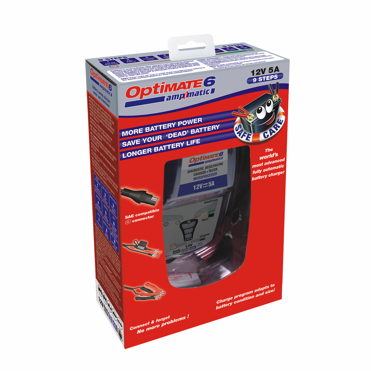 Battery Charger TECHMATE optimate 6 - Buy now, get 18% off