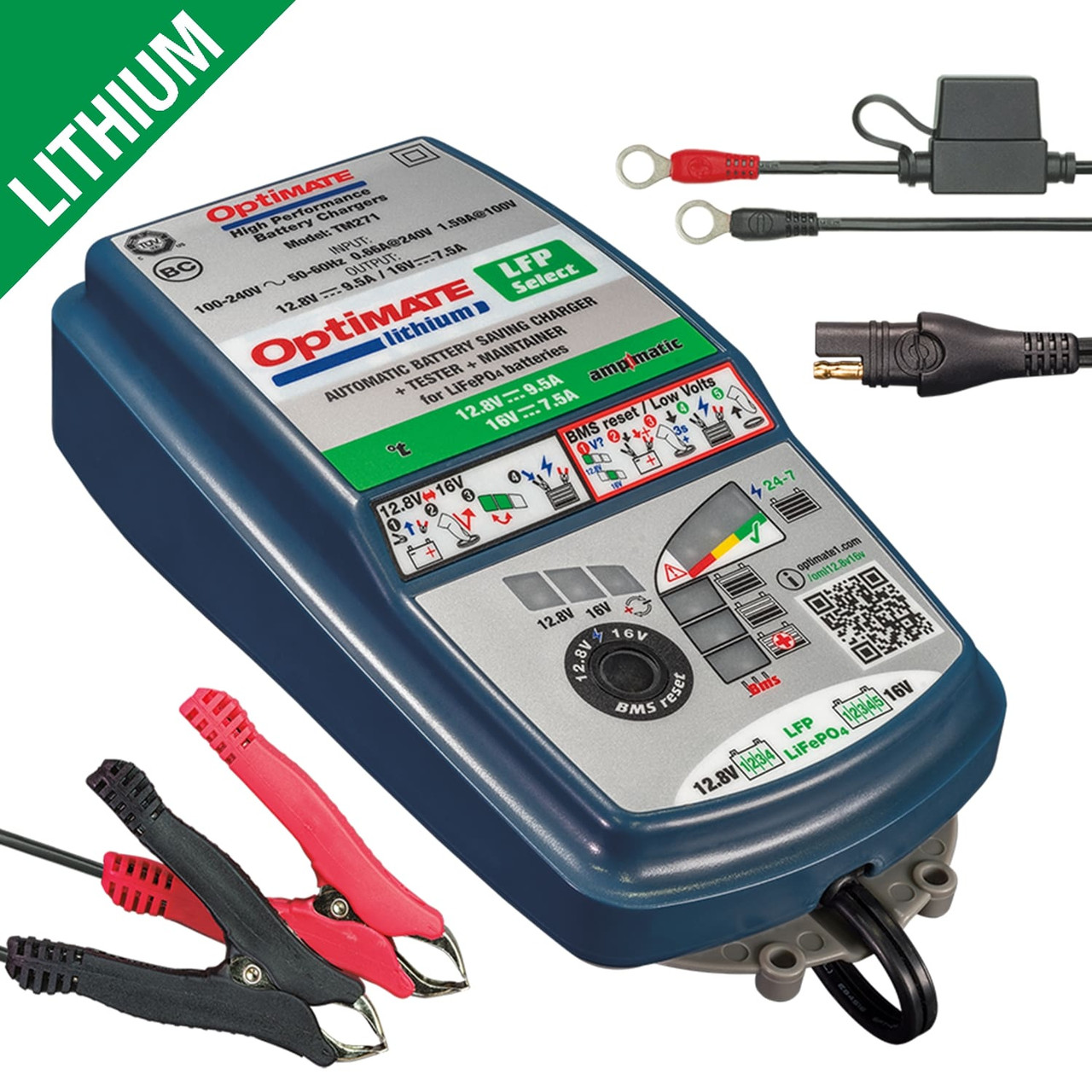 OptiMate Lithium Select 12V/16V