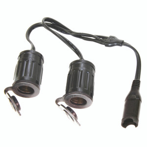 O26 SAE to 2 x Cig Socket O26 SAE to 2 x Cig Socket