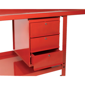 Locking 3 Drawer Unit for Workbench
