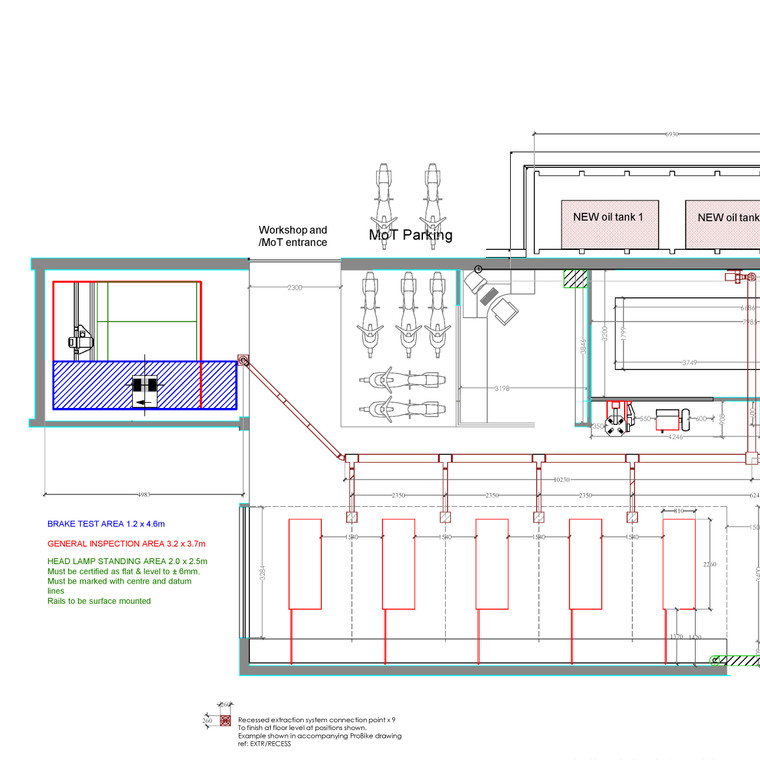 MoT Application Site Survey and Plans