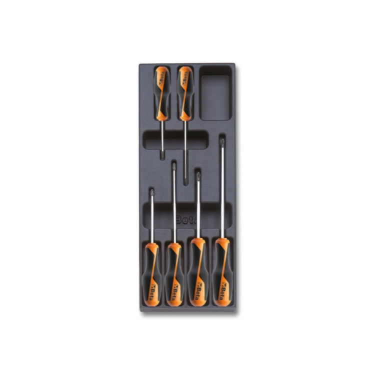 Beta Tools T202 - Cross Head Philips Screwdriver Set in Tray