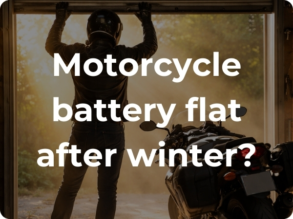How to recover a flat motorcycle battery ready for spring if its gone flat over the winter. 