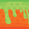 Lizard Skins DSP Ultra Outburst Orange Slime