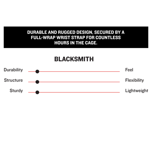 Blacksmith Full Wrap Adult Batting Gloves