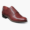 Stacy Adams Men's Madison Plain Toe Oxford - Red Anaconda - 00055-600 - Angle