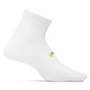 Feetures High Performance Ultra Light Cushion Quarter Socks - White (FA2500) 