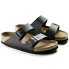 Birkenstock Arizona Soft Footbed - Black Birko-Flor (Regular Width)  - 551251 - Angle Pair