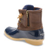 Sperry Big Kid's Saltwater Duck Boot - Navy - YG55203 - Back Angle