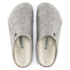 Birkenstock Zermatt Shearling - Light Gray (Narrow Width) - 1015086 - Aerial