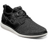 Florsheim Men's Venture Knit Plain Toe Lace Up Sneaker - Black - 14315-001 - Angle