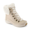 Aetrex Jodie Fur Arch Support Waterproof Winter Boot - Ivory - BB293 - Angle