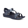 Aetrex Women's Jillian Sport Water Friendly Sandal - Shimmer Navy - L8005 - Angle