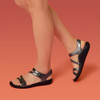 Aetrex Women's Jillian Sport Water Friendly Sandal - Shimmer Navy - L8005 - Lifestyle