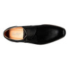 Florsheim Men's Sorrento Plain Toe single Monk Strap - Black - 14293-001 - Aerial