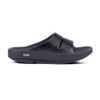 OOFOS Women's OOahh Luxe Slide - Black - 1101/BLACK - Angle