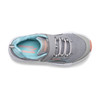 Saucony Big Kids' Wind Shield A / C Sneaker - Grey / Turquoise - SK163254 - Aerial