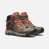 KEEN Men's Ridge Flex Waterproof - Dark Olive / Ketchup - 1025416 - Pair