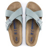 Birkenstock Women's Siena Soft Footbed - Faded Aqua - 1021553 - Pair Aerial