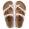 Birkenstock Women's Mayari - Coral Peach Birko-Flor (Regular Width) - 1022832 - Pair Aerial