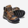 KEEN Men's Ridge Flex Waterproof Boot - Bison / Golden Brown - 1025666 - Pair Angle / Sole
