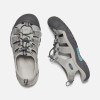 KEEN Women's Newport H2 - Grey / Smoke Blue - 1026244 - Pair Aerial