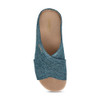 Gravity Defyer Women's Veltal Linen Sandal - Teal - TB7218FU - Aerial