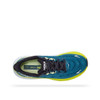 HOKA ONE ONE Men's Arahi 6 - Blue Graphite / Blue Coral (Wide Width) - 1123196-BGBCR - Aerial