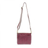 Layla Top Zip Crossbody Bag - Magenta - L8105-12 - Profile