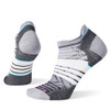 Smartwool Women's Run Zero Cushion Stripe Low Ankle Socks - Black - SW001669001