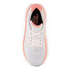 New Balance Women's Fresh Foam X More v4 - Quartz grey with washed pink and grapefruit - WMORCM4 - Aerial
