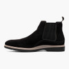 Stacy Adams Men's Tigran Plain Toe Chelsea Boot - Black Suede - 25548-008 - Profile