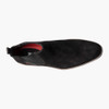 Stacy Adams Men's Tigran Plain Toe Chelsea Boot - Black Suede - 25548-008 - Aerial