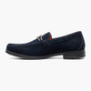 Stacy Adams Men's Palladian Moc Toe Slip-On - Navy Suede - 25549-415 - Profile