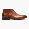 Stacy Adams Men's Maxwell Plain Toe Lace Chukka Boot - Cognac - 25551-221 - Profile