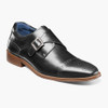 Stacy Adams Men's Mathis Cap Toe Single Monk Strap - Black - 25540-001 - Angle