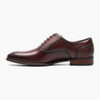 Stacy Adams Men's Kalvin Plain Toe Oxford - Burgundy - 25571-601 - Profile