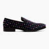 Stacy Adams Men's Spire Spiked Slip-On - Black / Blue - 25532-966 - Profile