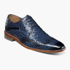 Stacy Adams Men's Gennaro Wingtip Oxford - Blue - 25537-400 - Angle