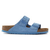 Birkenstock Women's Arizona Soft Footbed Suede Leather - Sky Blue - 1024066 - Profile