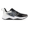 New Balance Big Kids' Rave Run v2 - Black with white - GKRAVBW2 - Profile