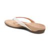 Vionic Women's Dillon Toe Post - White Croc - 10012018-100 - Angle 1