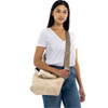 Haute Shore Mark Woven Tote - Buff - Mark/Buff - Lifestyle