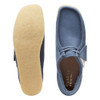 Clarks Men's Wallabee - Blue Suede - 26166306 - Sole / Aerial