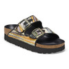 Birkenstock Women's Papillio Arizona Platform Textile - Multi Yellow - 1025303 - Angle