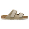 Birkenstock Uji Nubuck/Suede Leather - Taupe (Wide Width) - 1025690 - Profile