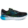 Brooks Men's Glycerin GTS 20 - Black / Hawaiian Ocean / Green - 110383-006 - Profile