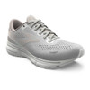 Brooks Women's Ghost 15 - White / Crystal Grey / Glass - 120380-189 - Angle