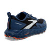 Brooks Men's Cascadia 17 GTX - Black / Blue / Firecracker - 110402-062 - Angle